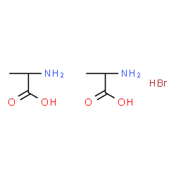 ChemSpider 2D Image | Alanine hydrobromide (2:1) | C6H15BrN2O4