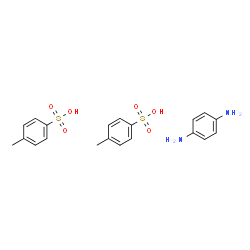 ChemSpider 2D Image | 1,4-Benzenediamine 4-methylbenzenesulfonate (1:2) | C20H24N2O6S2