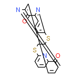 ChemSpider 2D Image | 14,17-Dithia-22,23,24-triazatetracyclo[16.3.1.1~3,7~.1~9,13~]tetracosa-1(22),3(24),4,6,9(23),10,12,18,20-nonaene-2,8-dione | C19H13N3O2S2