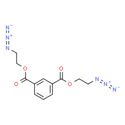 ChemSpider 2D Image | Bis(2-azidoethyl) isophthalate | C12H12N6O4