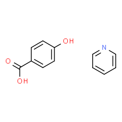 ChemSpider 2D Image | 4-hydroxybenzoic acid; pyridine | C12H11NO3