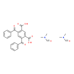 ChemSpider 2D Image | 4,6-dibenzoylbenzene-1,3-dicarboxylic acid; N,N-dimethylformamide | C28H28N2O8