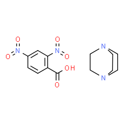 ChemSpider 2D Image | 1,4-diazabicyclo[2.2.2]octane; 2,4-dinitrobenzoic acid | C13H16N4O6