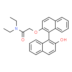 ChemSpider 2D Image | N,N-diethyl-2-[[1-(2-hydroxy-1-naphthyl)-2-naphthyl]oxy]acetamide | C26H25NO3