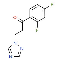 ChemSpider 2D Image | 1-(2,4-difluorophenyl)-3-(1,2,4-triazol-1-yl)propan-1-one | C11H9F2N3O