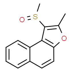 ChemSpider 2D Image | 2-methyl-1-methylsulfinyl-benzo[e]benzofuran | C14H12O2S