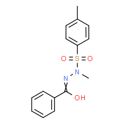 ChemSpider 2D Image | N'-methyl-N'-[(4-methylphenyl)sulfonyl]benzohydrazide | C15H16N2O3S