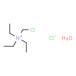 ChemSpider 2D Image | chloromethyl-triethyl-ammonium chloride hydrate | C7H19Cl2NO