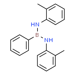 ChemSpider 2D Image | N,N'-(Phenylboranediyl)bis(2-methylaniline) | C20H21BN2