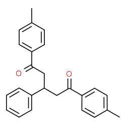 ChemSpider 2D Image | 1,5-Bis(4-methylphenyl)-3-phenyl-1,5-pentanedione | C25H24O2