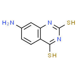 ChemSpider 2D Image | 7-Amino-2,4(1H,3H)-quinazolinedithione | C8H7N3S2