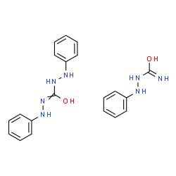 ChemSpider 2D Image | 2-Phenylhydrazinecarboxamide - N'',N'''-diphenylcarbonohydrazide (1:1) | C20H23N7O2
