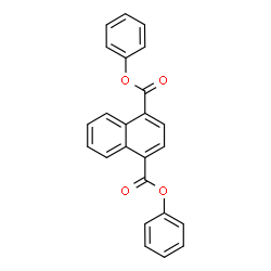 ChemSpider 2D Image | Diphenyl 1,4-naphthalenedicarboxylate | C24H16O4