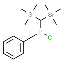 ChemSpider 2D Image | [Bis(trimethylsilyl)methyl]phenylphosphinous chloride | C13H24ClPSi2