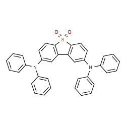 ChemSpider 2D Image | N,N,N',N'-Tetraphenyldibenzo[b,d]thiophene-2,8-diamine 5,5-dioxide | C36H26N2O2S