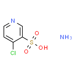 ChemSpider 2D Image | 4-Chloro-3-pyridinesulfonic acid ammoniate (1:1) | C5H7ClN2O3S