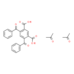 ChemSpider 2D Image | 4,6-Dibenzoylisophthalic acid - acetone (1:2) | C28H26O8