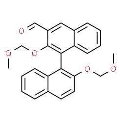 ChemSpider 2D Image | 2,2'-Bis(methoxymethoxy)-1,1'-binaphthalene-3-carbaldehyde | C25H22O5