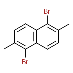 ChemSpider 2D Image | 1,5-Dibromo-2,6-dimethylnaphthalene | C12H10Br2