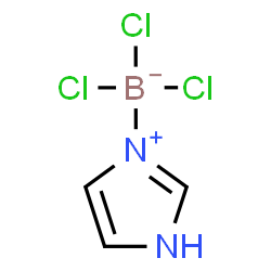 ChemSpider 2D Image | trichloro-(3H-imidazol-1-ium-1-yl)boron | C3H4BCl3N2