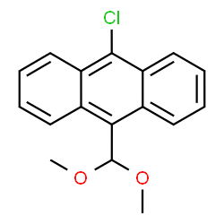 ChemSpider 2D Image | 9-Chloro-10-(dimethoxymethyl)anthracene | C17H15ClO2