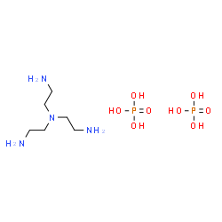 ChemSpider 2D Image | N,N-Bis(2-aminoethyl)-1,2-ethanediamine phosphate (1:2) | C6H24N4O8P2