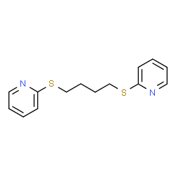 ChemSpider 2D Image | 2,2'-(1,4-Butanediyldisulfanediyl)dipyridine | C14H16N2S2