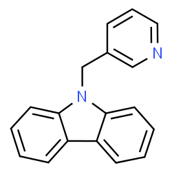ChemSpider 2D Image | 9-(3-Pyridinylmethyl)-9H-carbazole | C18H14N2