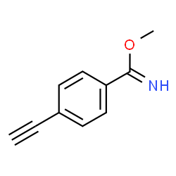 ChemSpider 2D Image | Methyl 4-ethynylbenzenecarboximidate | C10H9NO