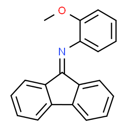 ChemSpider 2D Image | N-(2-Methoxyphenyl)-9H-fluoren-9-imine | C20H15NO