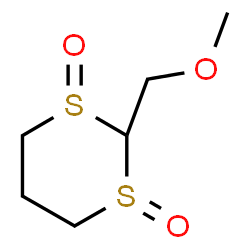 ChemSpider 2D Image | 2-(Methoxymethyl)-1,3-dithiane 1,3-dioxide | C6H12O3S2