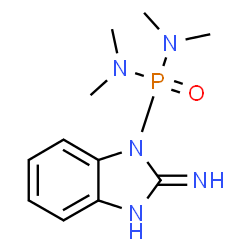 ChemSpider 2D Image | P-(2-Amino-1H-benzimidazol-1-yl)-N,N,N',N'-tetramethylphosphonic diamide | C11H18N5OP