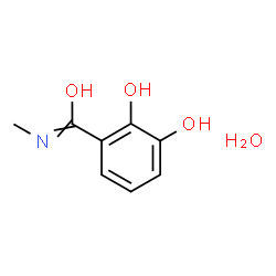 ChemSpider 2D Image | 2,3-Dihydroxy-N-methylbenzamide hydrate (1:1) | C8H11NO4