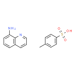 ChemSpider 2D Image | 8-Quinolinamine 4-methylbenzenesulfonate (1:1) | C16H16N2O3S