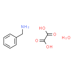 ChemSpider 2D Image | 1-Phenylmethanamine ethanedioate hydrate (1:1:1) | C9H13NO5