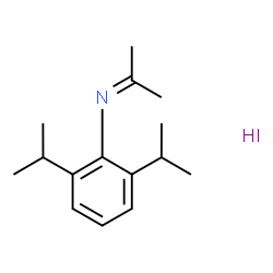 ChemSpider 2D Image | N-(2,6-Diisopropylphenyl)-2-propanimine hydroiodide (1:1) | C15H24IN