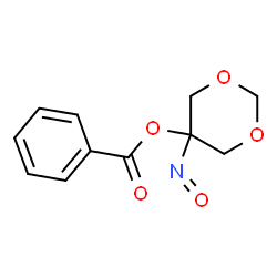 ChemSpider 2D Image | 5-Nitroso-1,3-dioxan-5-yl benzoate | C11H11NO5