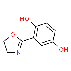 ChemSpider 2D Image | 2-(4,5-Dihydro-1,3-oxazol-2-yl)-1,4-benzenediol | C9H9NO3
