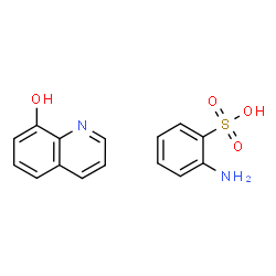 ChemSpider 2D Image | 2-Aminobenzenesulfonic acid - 8-quinolinol (1:1) | C15H14N2O4S