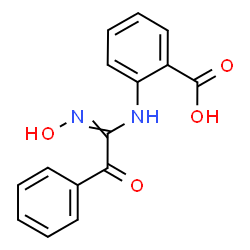 ChemSpider 2D Image | 2-{(Z)-[1-(Hydroxyamino)-2-oxo-2-phenylethylidene]amino}benzoic acid | C15H12N2O4
