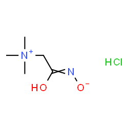 ChemSpider 2D Image | {[(Trimethylammonio)acetyl]amino}oxidanide hydrochloride (1:1) | C5H13ClN2O2