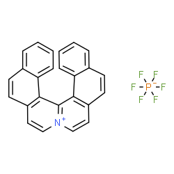 ChemSpider 2D Image | Benzo[h]benzo[7,8]isoquinolino[1,2-a]isoquinolinium hexafluorophosphate | C25H16F6NP