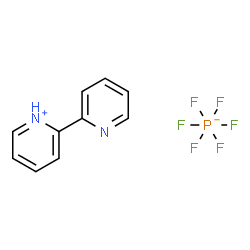 ChemSpider 2D Image | 2-(2-Pyridinyl)pyridinium hexafluorophosphate | C10H8F6N2P
