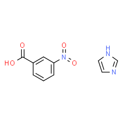 ChemSpider 2D Image | 3-Nitrobenzoic acid - 1H-imidazole (1:1) | C10H9N3O4