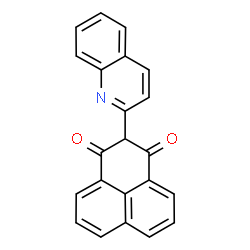 ChemSpider 2D Image | 2-Quinolin-2-yl-phenalene-1,3-dione | C22H13NO2