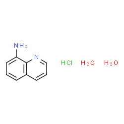 ChemSpider 2D Image | 8-Quinolinamine hydrochloride dihydrate | C9H13ClN2O2