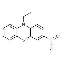 ChemSpider 2D Image | 10-Ethyl-3-nitro-10H-phenothiazine | C14H12N2O2S