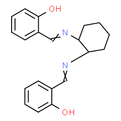 ChemSpider 2D Image | 2,2'-[1,2-Cyclohexanediylbis(nitrilomethylylidene)]diphenol | C20H22N2O2