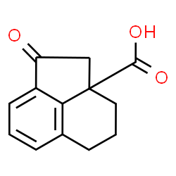 ChemSpider 2D Image | 1-Oxo-1,2,4,5-tetrahydro-2a(3H)-acenaphthylenecarboxylic acid | C13H12O3