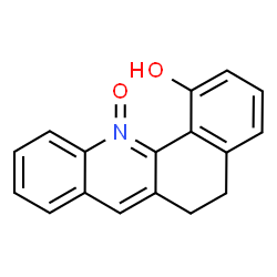 ChemSpider 2D Image | 5,6-Dihydrobenzo[c]acridin-1-ol 12-oxide | C17H13NO2